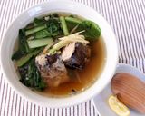 鯖の水煮缶まるごと！小松菜の具沢山スープ作り方5写真