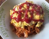 ふわふわたまご乗せオムライス作り方6写真