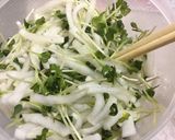 【W大根】大根&貝割れ大根サラダ作り方3写真