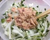 【W大根】大根&貝割れ大根サラダ作り方4写真