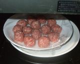 キムチ肉団子鍋♪簡単レンジで作り方5写真