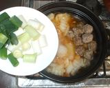 キムチ肉団子鍋♪簡単レンジで作り方14写真
