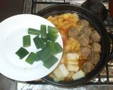 キムチ肉団子鍋♪簡単レンジで作り方19写真