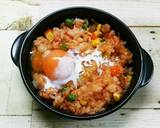 レンジで3分♪食べればオムライス♡作り方2写真