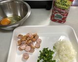 お弁当にもケチャップたっぷりオムライス作り方1写真