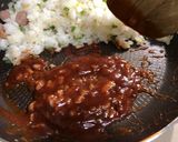 お弁当にもケチャップたっぷりオムライス作り方4写真