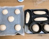 全粒粉手こねちぎり 丸パンレシピ作り方20写真