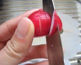 ★ラディッシュ飾り切り★作り方10写真