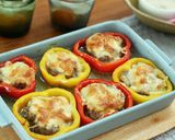 パプリカの肉詰め　オーブン焼き作り方6写真