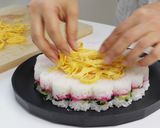 お花のちらし寿司ケーキ作り方9写真
