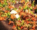 野菜嫌いさんへ☆開いてカラフルオムライス作り方2写真