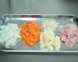レンジで簡単！クラムチャウダー風スープ作り方1写真