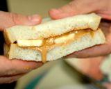 バナナピーナッツバターサンド作り方6写真