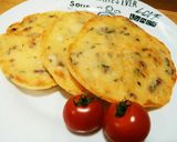犬ご飯　おかずパンケーキ作り方6写真