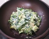 mほうれん草と豆腐のふわふわ焼き作り方3写真