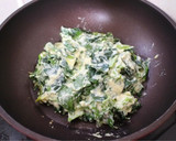 mほうれん草と豆腐のふわふわ焼き作り方3写真