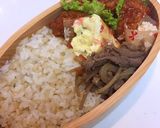 1月24日 唐揚げ甘酢あん弁当 詰め方作り方5写真