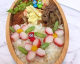 1月24日 唐揚げ甘酢あん弁当 詰め方作り方6写真