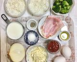 超簡単！カルボナーラ風ふわふわオムライス作り方1写真