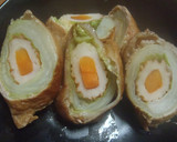 「白菜と竹輪の豚肉巻き」…すき焼き風味作り方7写真