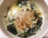 【家事ヤロウ】餅入りワカメたまごスープ作り方2写真