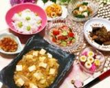 ☆ちくわの中にカボチャサラダ☆作り方7写真