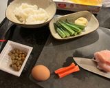 鶏胸肉のネバネバチャーハン作り方1写真