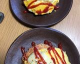 オムライスチーズクリームがけ作り方6写真