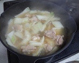 白菜と鶏肉としめじのとろっと煮作り方2写真