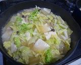 白菜と鶏肉としめじのとろっと煮作り方3写真