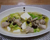 白菜と鶏肉としめじのとろっと煮作り方4写真