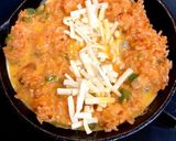 チーズタッカルビ風オムライス作り方8写真