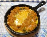 チーズタッカルビ風オムライス作り方10写真