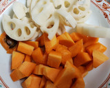 ざく切り冬野菜のあったか和風ポトフ作り方1写真