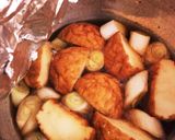 素材の味！絶品☆魚河岸揚げとネギの煮物作り方3写真