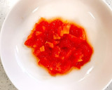離乳食中期～さつま芋とトマトのおかか和え作り方2写真