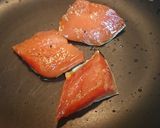 生サーモンの柚子だれ漬け焼き作り方5写真