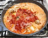 蕪と鶏肉のトマトクリーム煮・白味噌仕立て作り方4写真