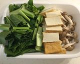 簡単！！小松菜と厚揚げのポン酢炒め♪作り方1写真