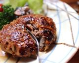 m節約！絶品もやし入り照り焼きバーグ作り方5写真