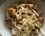 パンの耳で簡単主婦ランチ☆パン耳サンド丼作り方3写真