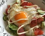 パンの耳で簡単主婦ランチ☆パン耳サンド丼作り方6写真