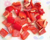 焼きパプリカと釜揚げ桜エビのソテー作り方1写真