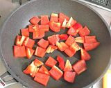 焼きパプリカと釜揚げ桜エビのソテー作り方2写真