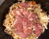 鶏と牛蒡ときのこの炊き込みご飯作り方5写真