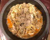 鶏と牛蒡ときのこの炊き込みご飯作り方6写真