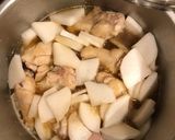 手羽元でこくうま♡中華風な鶏大根作り方4写真