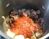 トマト風味の牛すじカレー作り方4写真
