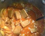 トマト風味の牛すじカレー作り方6写真