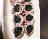 おでん種♪春菊のベーコン巻き♪作り方4写真